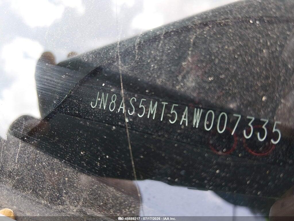 JN8AS5MT5AW007335 2010 NISSAN ROGUE photo no. 9
