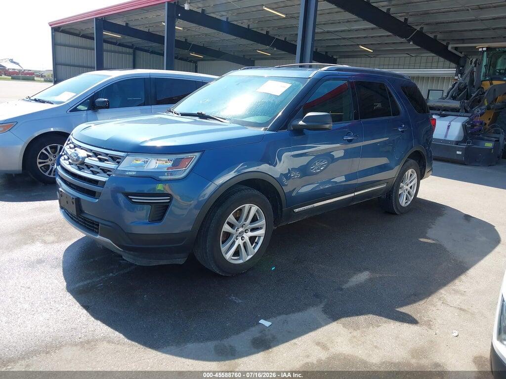1FM5K8D85JGA42263 2018 FORD EXPLORER photo no. 2