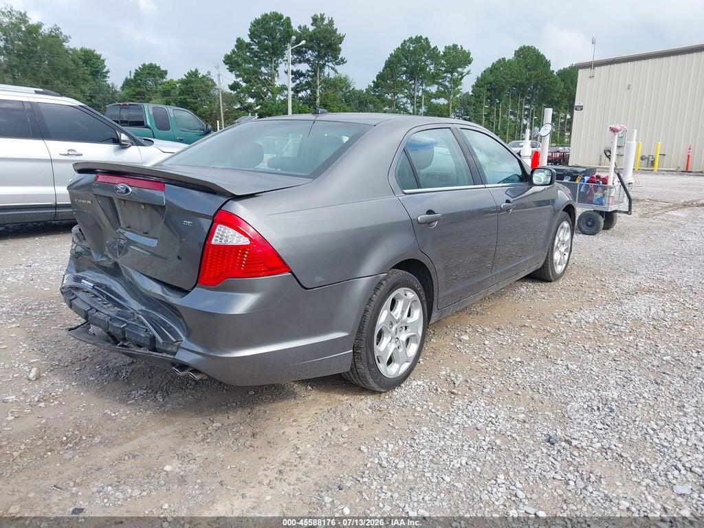 3FAHP0HA5BR103371 2011 FORD FUSION photo no. 4