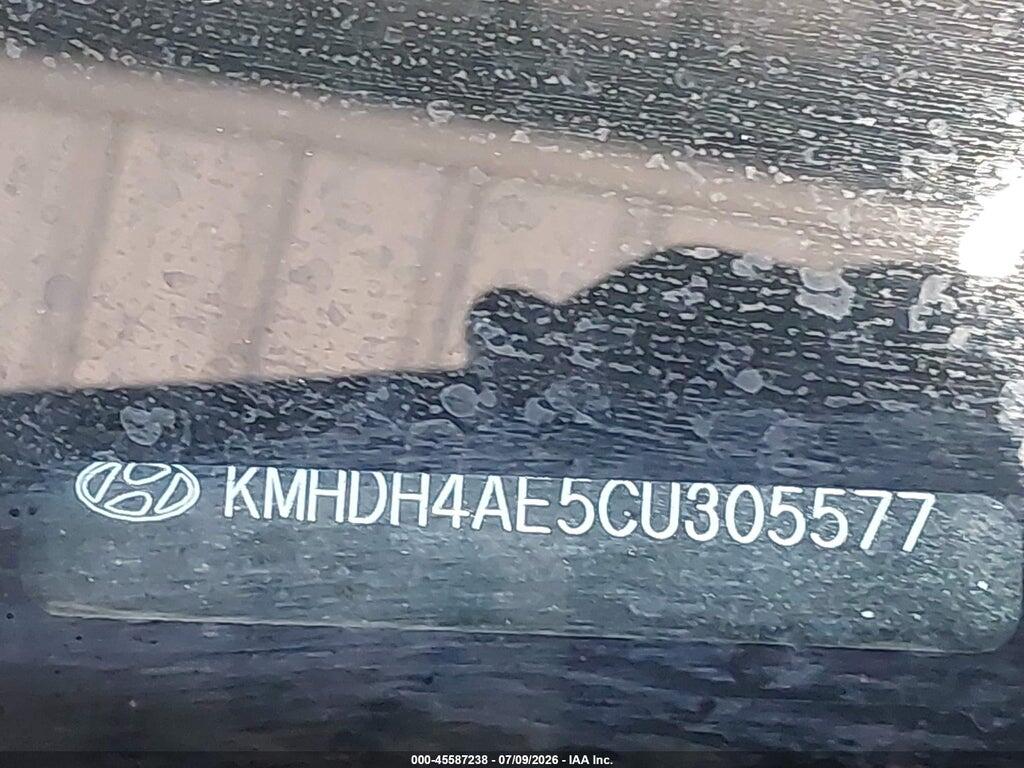 KMHDH4AE5CU305577 2012 HYUNDAI ELANTRA photo no. 9