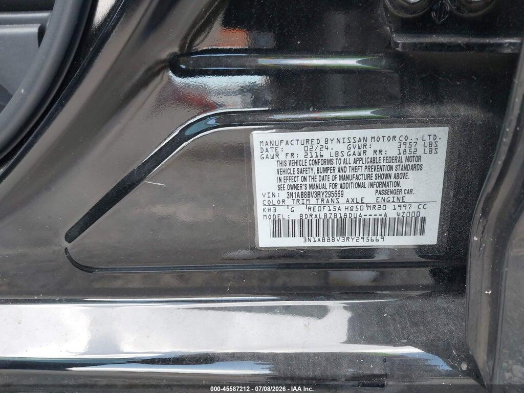 3N1AB8BV3RY295669 2024 NISSAN SENTRA photo no. 9
