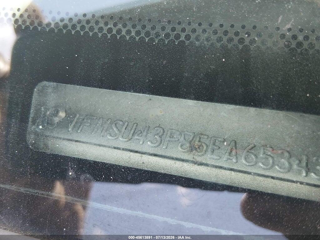 1FMSU43P85EA65343 2005 FORD EXCURSION photo no. 9