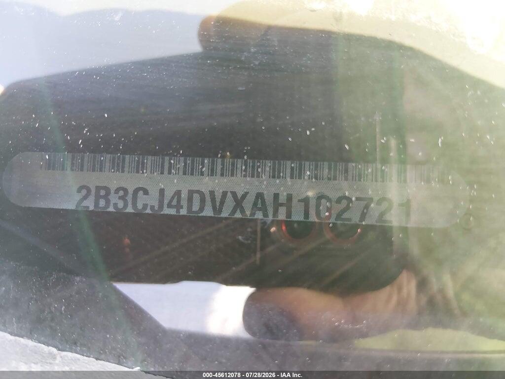 2B3CJ4DVXAH102721 2010 DODGE CHALLENGER photo no. 9