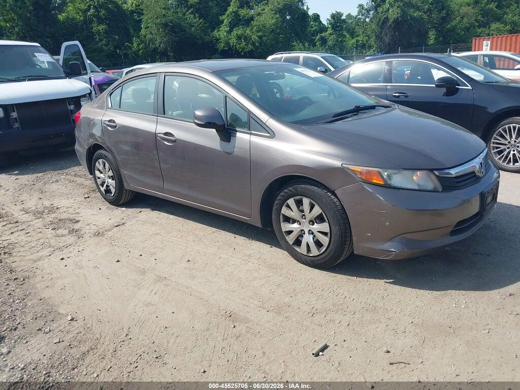 2HGFB2F50CH597087 2012 HONDA CIVIC photo no. 1
