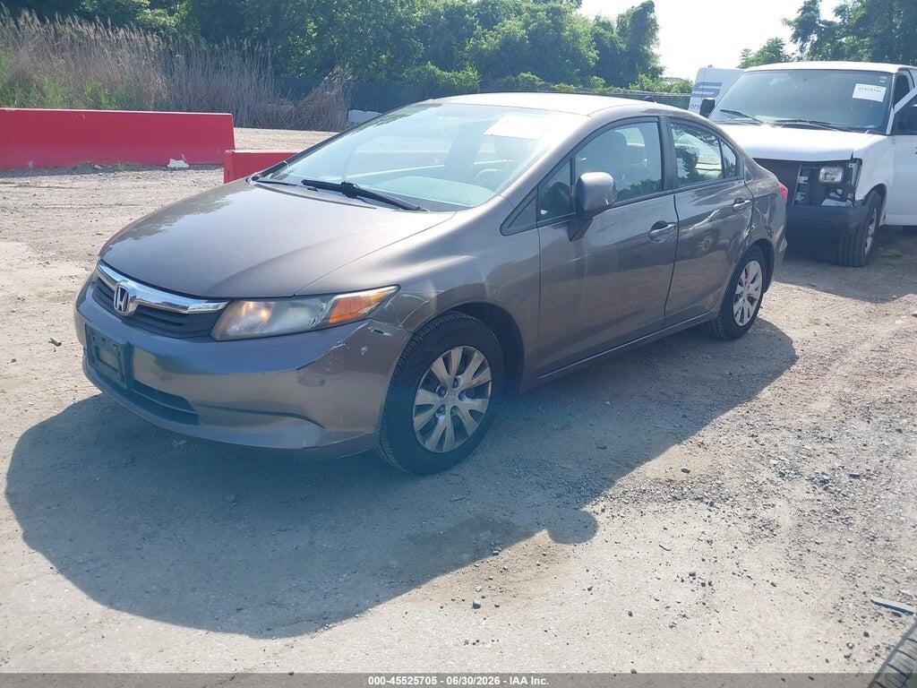 2HGFB2F50CH597087 2012 HONDA CIVIC photo no. 2