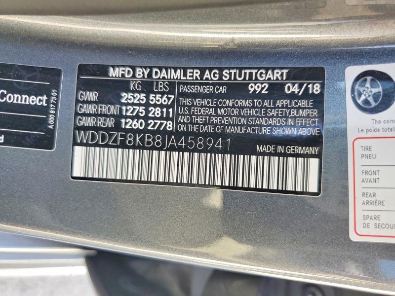 2018 MERCEDES-BENZ E 63 AMG-S — Фото 12 из 12
