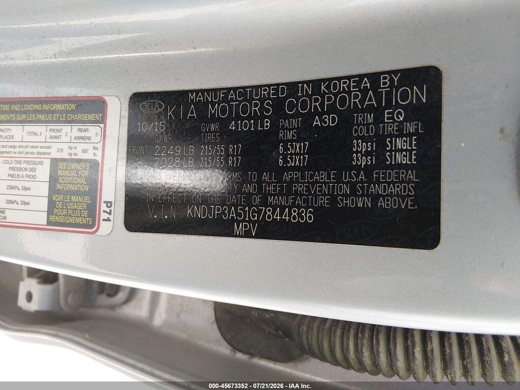 KNDJP3A51G7844836 2016 KIA SOUL photo no. 9