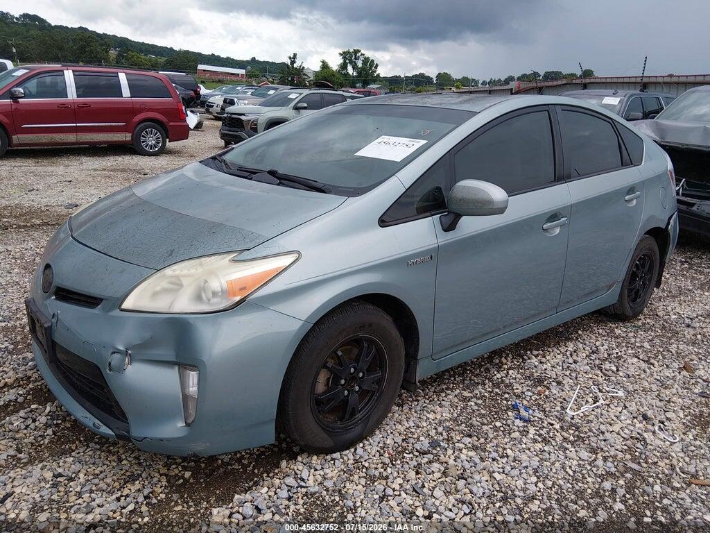 JTDKN3DU3D1673602 2013 TOYOTA PRIUS photo no. 2