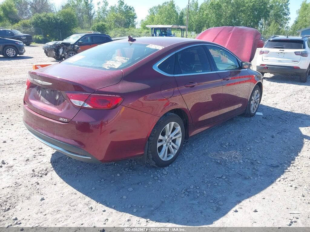 1C3CCCAB9GN116790 2016 CHRYSLER 200 photo no. 4