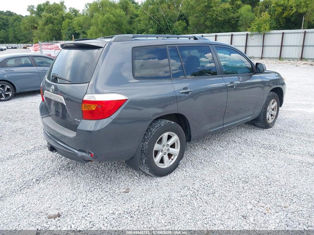 5TDJK3EHXAS008569 2010 TOYOTA HIGHLANDER photo no. 4