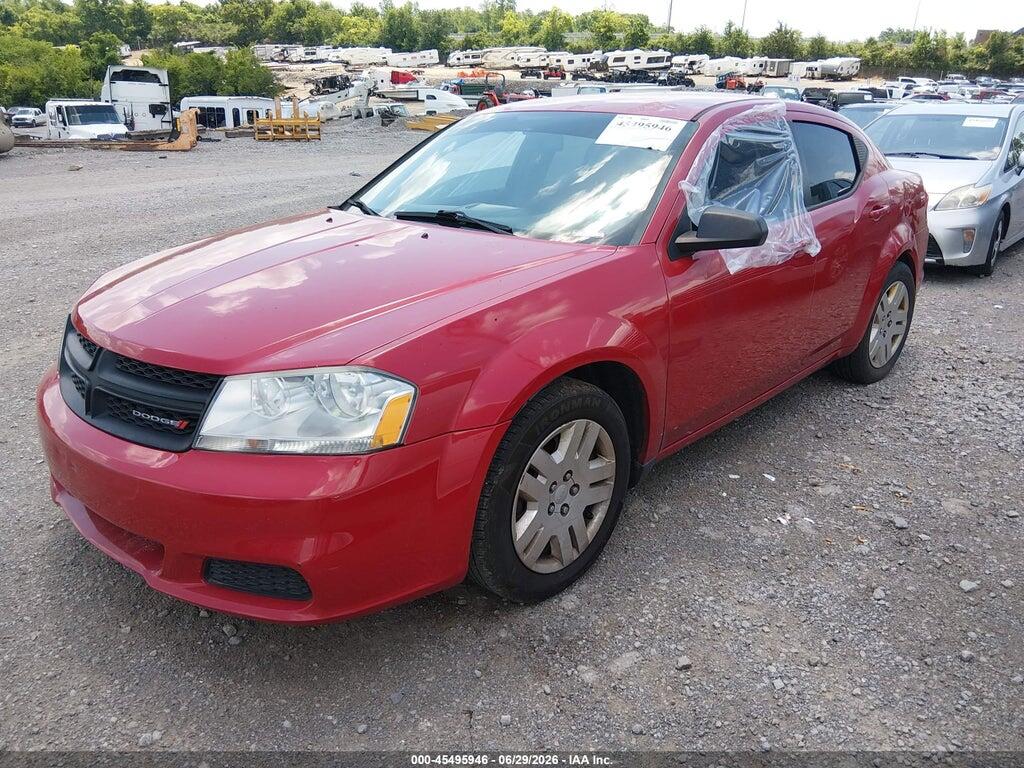 1C3CDZAB2CN331499 2012 DODGE AVENGER photo no. 2
