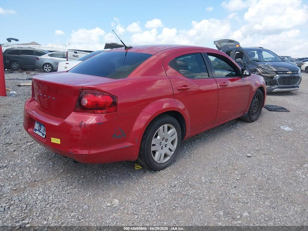 1C3CDZAB2CN331499 2012 DODGE AVENGER photo no. 4