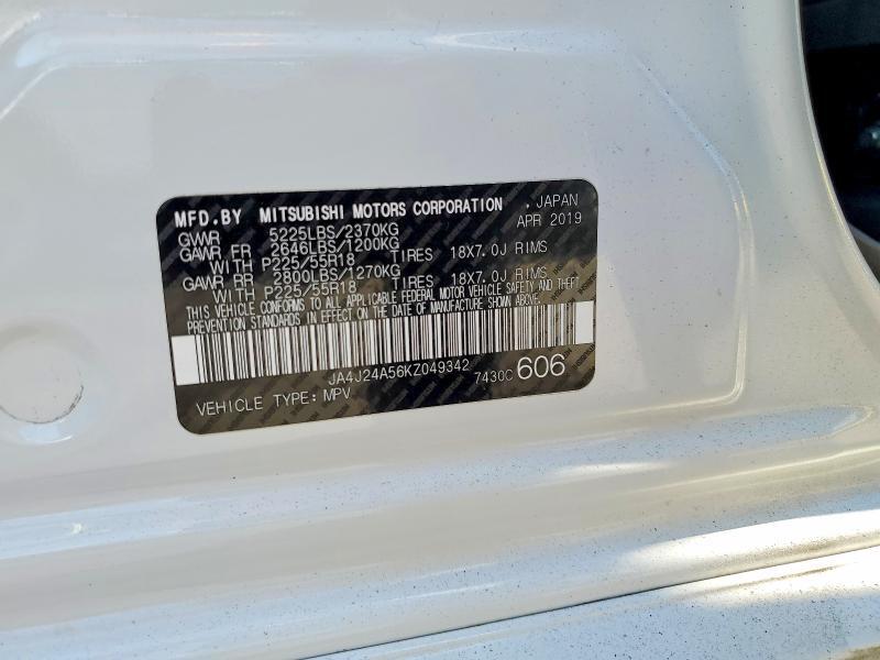 2019 MITSUBISHI OUTLANDER SEL — Фото 12 из 12