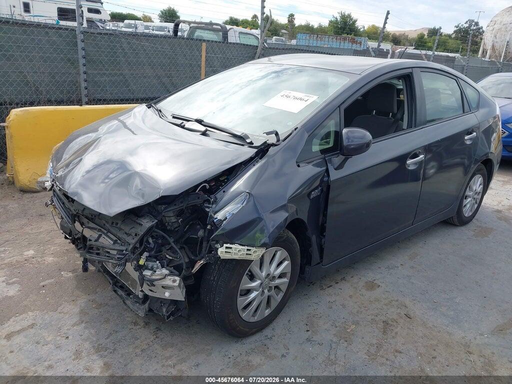 JTDKN3DP3E3060055 2014 TOYOTA PRIUS PLUG-IN photo no. 2