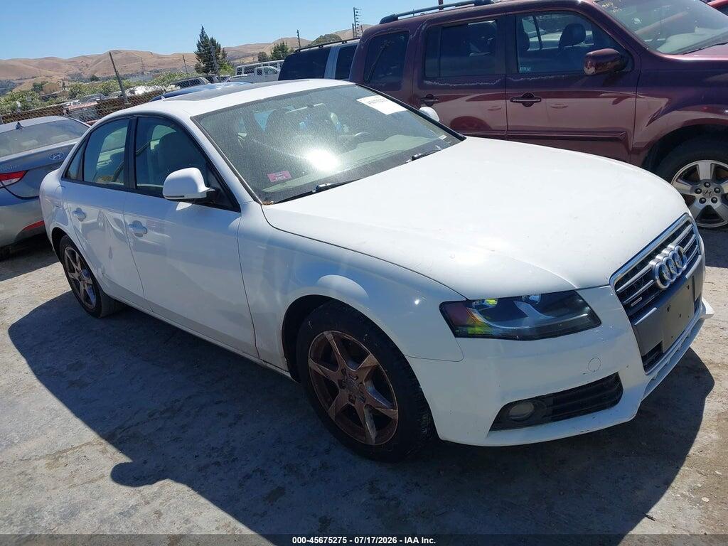 WAULF78K09N034446 2009 AUDI A4 photo no. 1