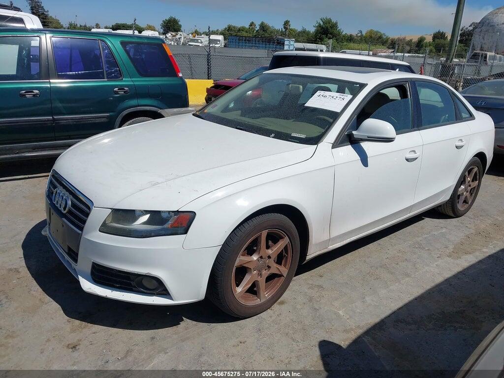 WAULF78K09N034446 2009 AUDI A4 photo no. 2