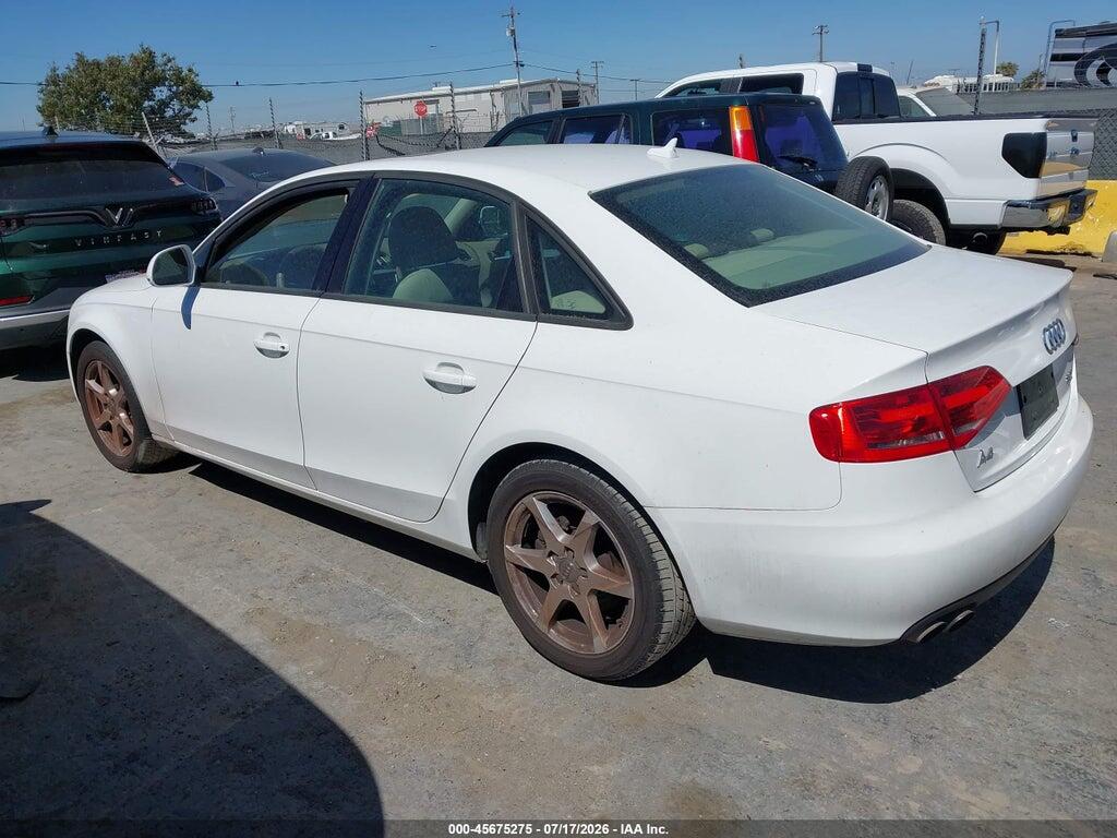 WAULF78K09N034446 2009 AUDI A4 photo no. 3