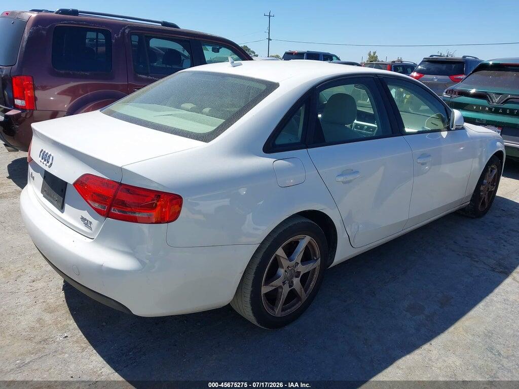 WAULF78K09N034446 2009 AUDI A4 photo no. 4