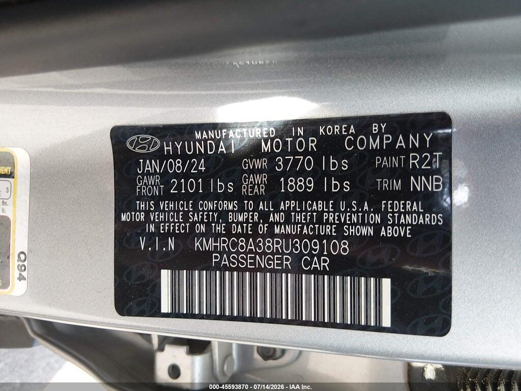 KMHRC8A38RU309108 2024 HYUNDAI VENUE photo no. 9