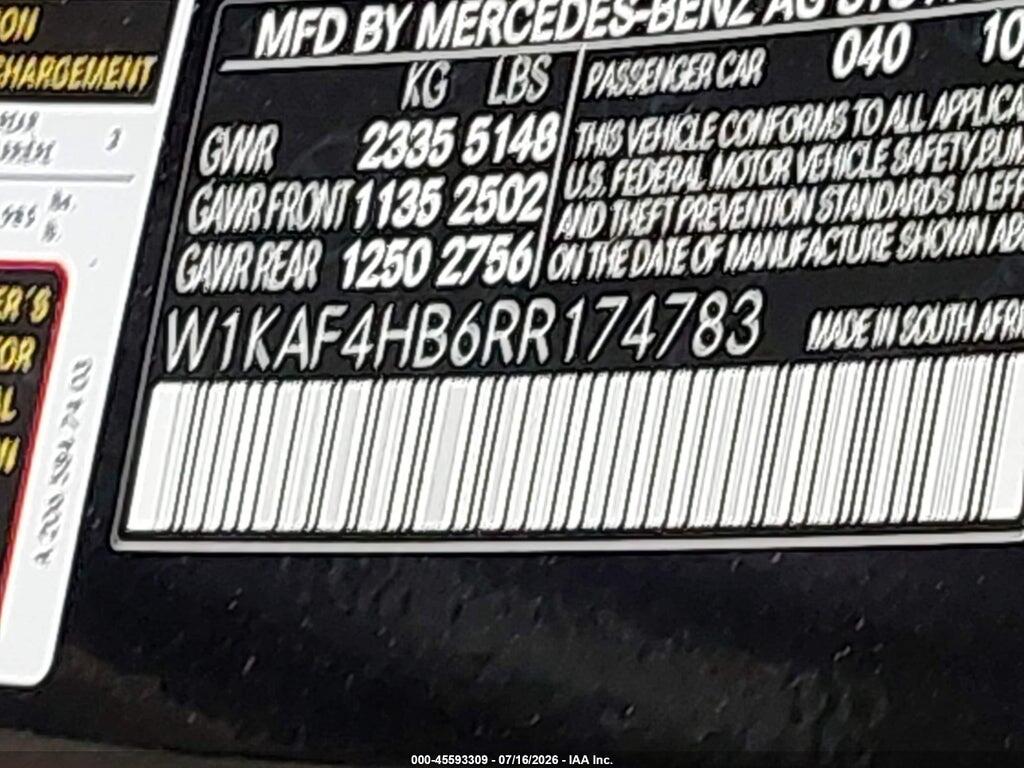 W1KAF4HB6RR174783 2024 MERCEDES-BENZ C 300 photo no. 9