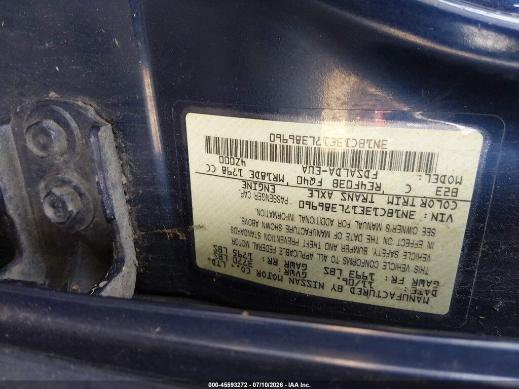 3N1BC13E17L386960 2007 NISSAN VERSA photo no. 9