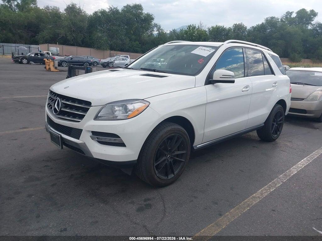 4JGDA5HB8EA422631 2014 MERCEDES-BENZ ML 350 photo no. 2