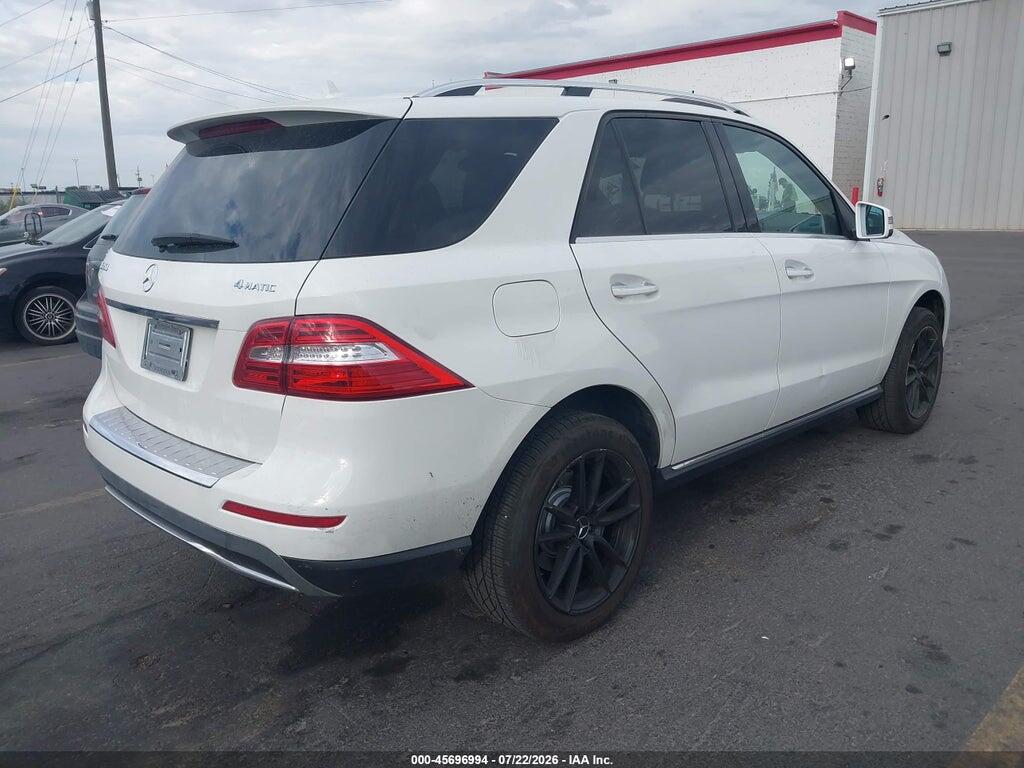 4JGDA5HB8EA422631 2014 MERCEDES-BENZ ML 350 photo no. 4