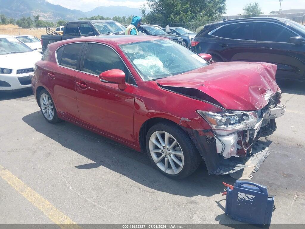JTHKD5BH5C2109476 2012 LEXUS CT 200H photo no. 1