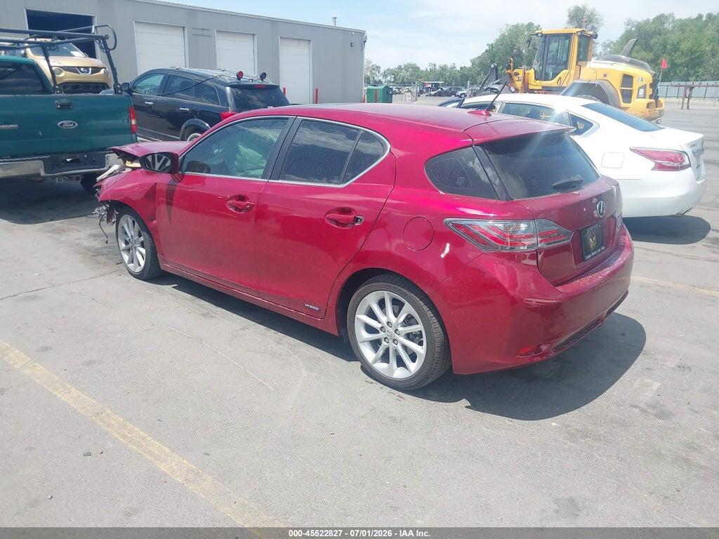JTHKD5BH5C2109476 2012 LEXUS CT 200H photo no. 3