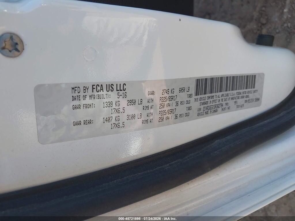 2C4RDGEG1GR362784 2016 DODGE GRAND CARAVAN photo no. 9