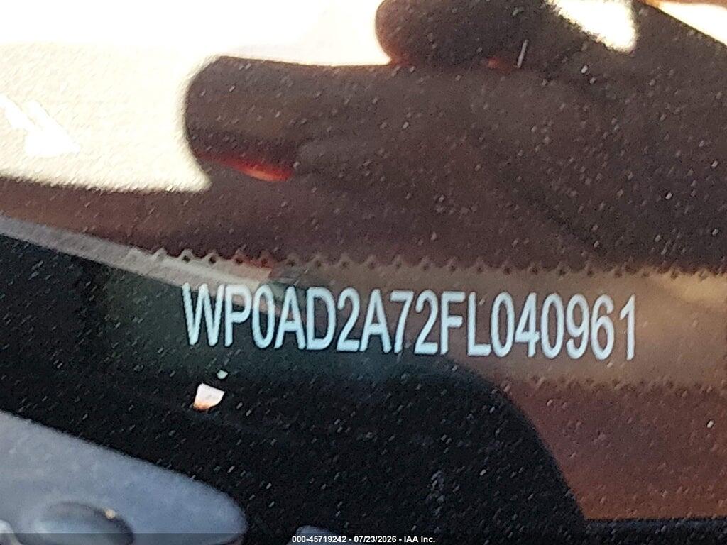 WP0AD2A72FL040961 2015 PORSCHE PANAMERA E-HYBRID photo no. 9