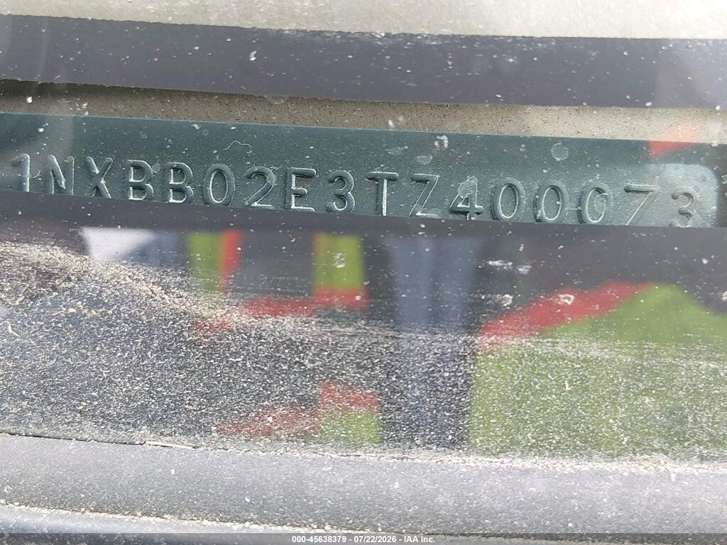 1NXBB02E3TZ400073 1996 TOYOTA COROLLA photo no. 9