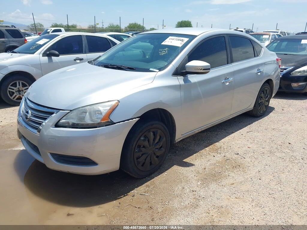 3N1AB7AP5EY206126 2014 NISSAN SENTRA photo no. 2