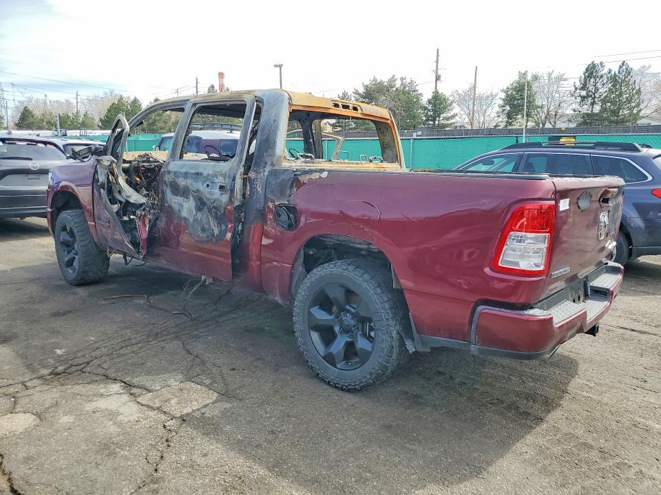 1C6SRFFT4KN584886 2019 RAM 1500 photo no. 2