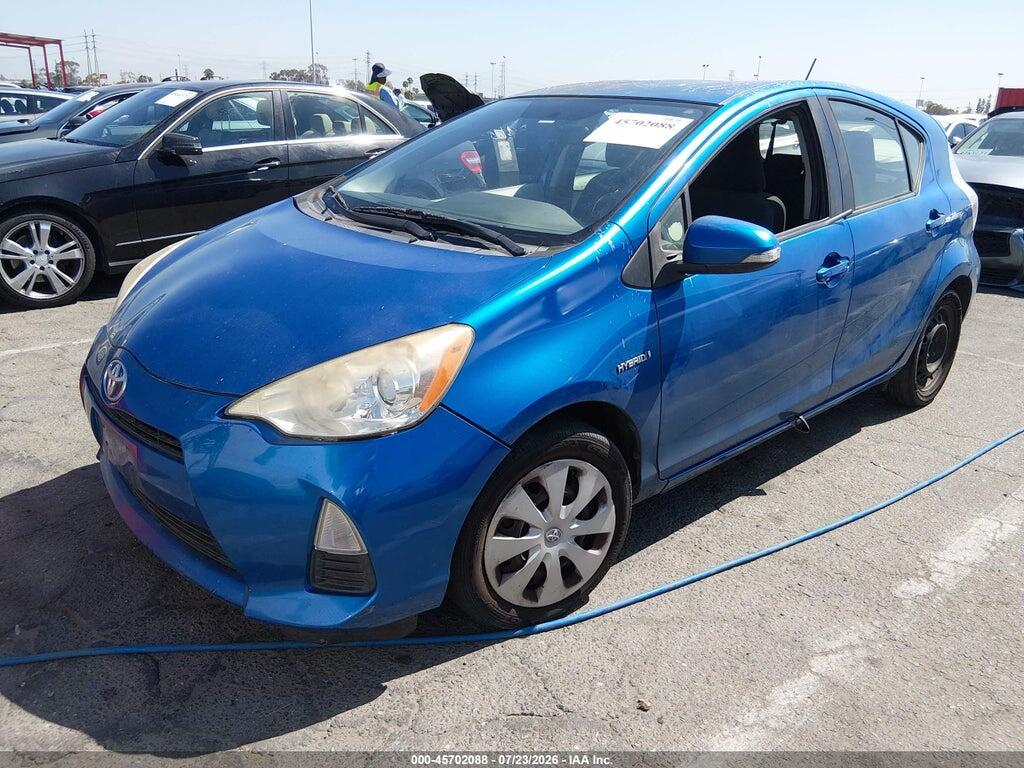 JTDKDTB3XE1073271 2014 TOYOTA PRIUS C photo no. 2