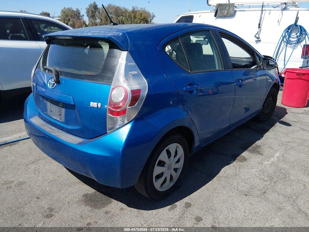 JTDKDTB3XE1073271 2014 TOYOTA PRIUS C photo no. 4
