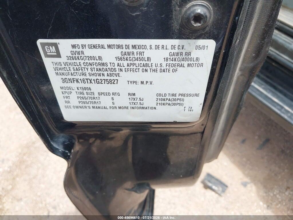 1GNEK13Z73R167804 2003 CHEVROLET TAHOE photo no. 9