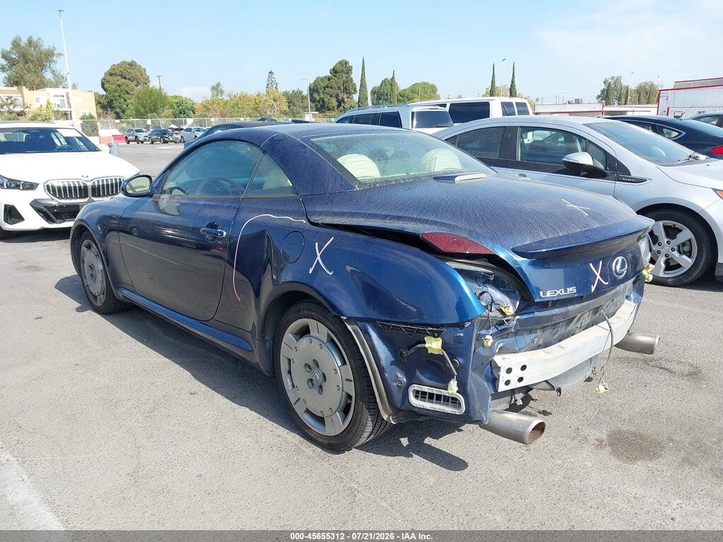 JTHFN48Y230040547 2003 LEXUS SC 430 photo no. 3