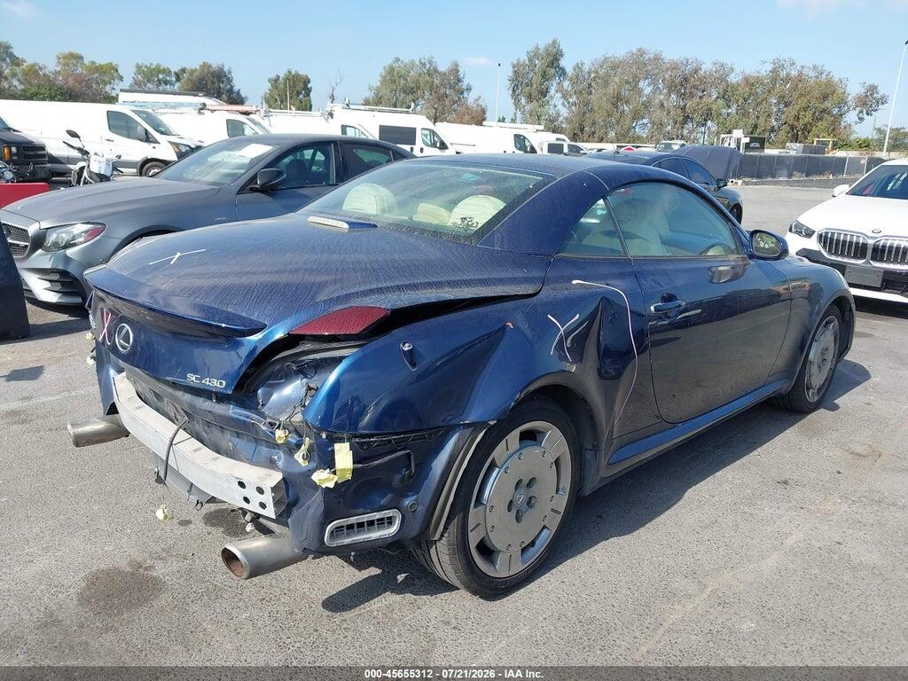 JTHFN48Y230040547 2003 LEXUS SC 430 photo no. 4