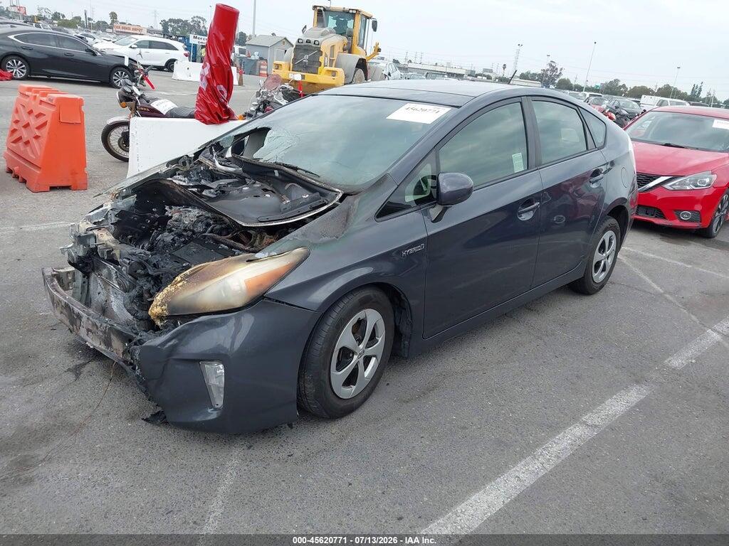 JTDKN3DU0D5660959 2013 TOYOTA PRIUS photo no. 2