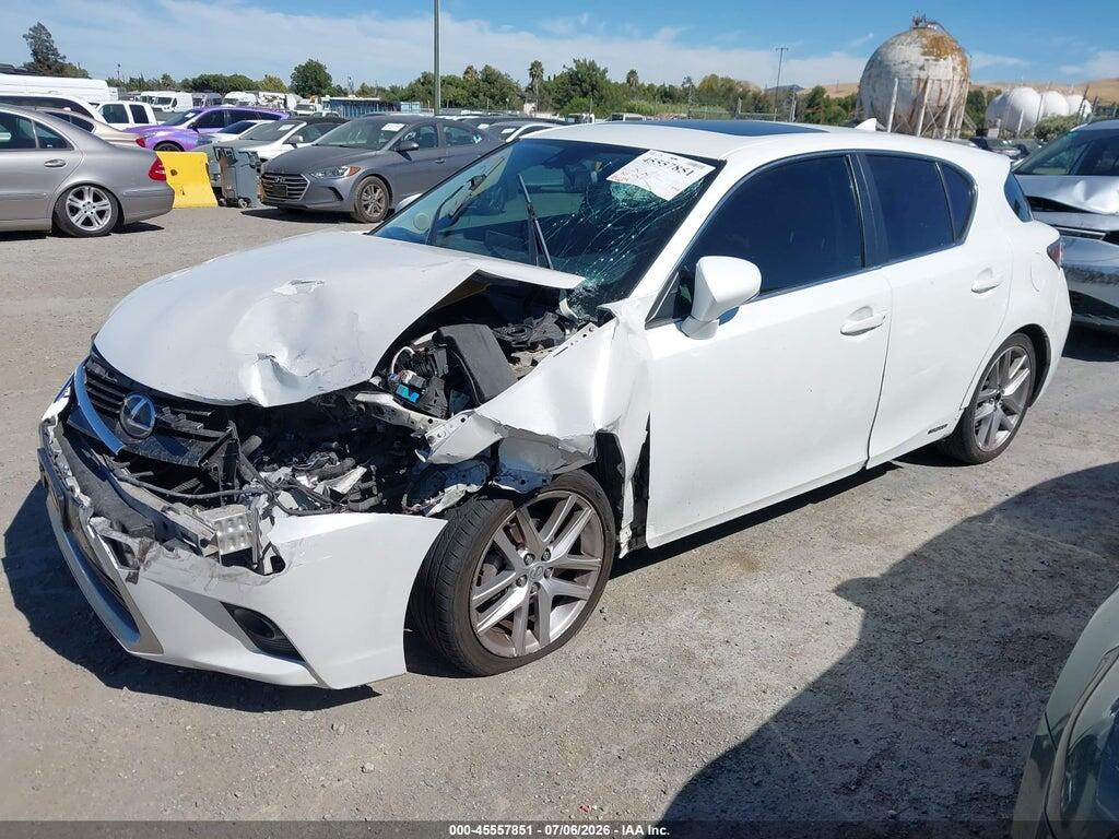 JTHKD5BH4E2208468 2014 LEXUS CT 200H photo no. 2