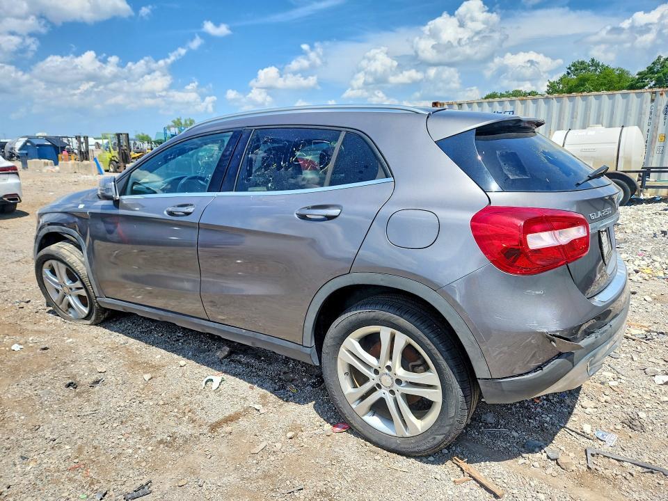 WDCTG4GBXHJ336441 2017 MERCEDES-BENZ GLA photo no. 2