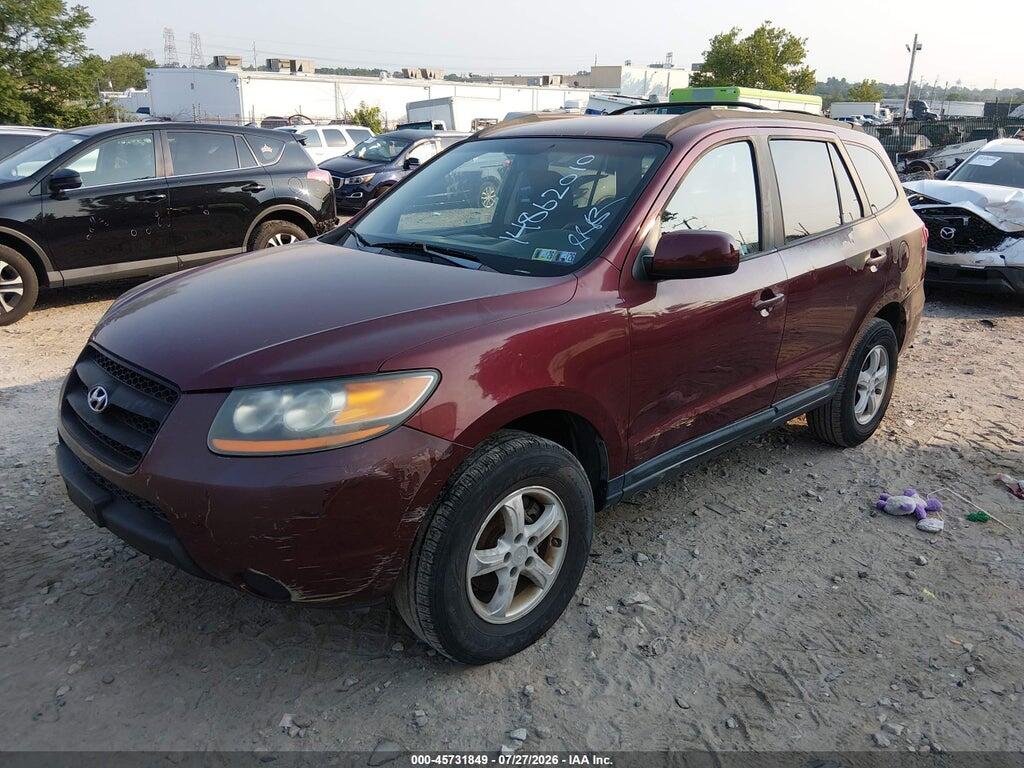 5NMSG13D98H196217 2008 HYUNDAI SANTA FE photo no. 2