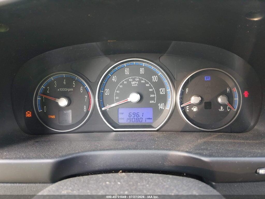 5NMSG13D98H196217 2008 HYUNDAI SANTA FE photo no. 7