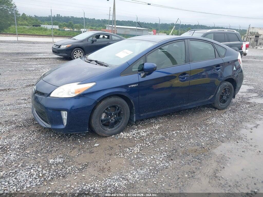 JTDKN3DUXC1515949 2012 TOYOTA PRIUS photo no. 2