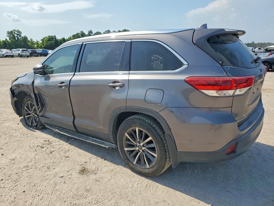 5TDKZRFH4KS567442 2019 TOYOTA HIGHLANDER photo no. 2