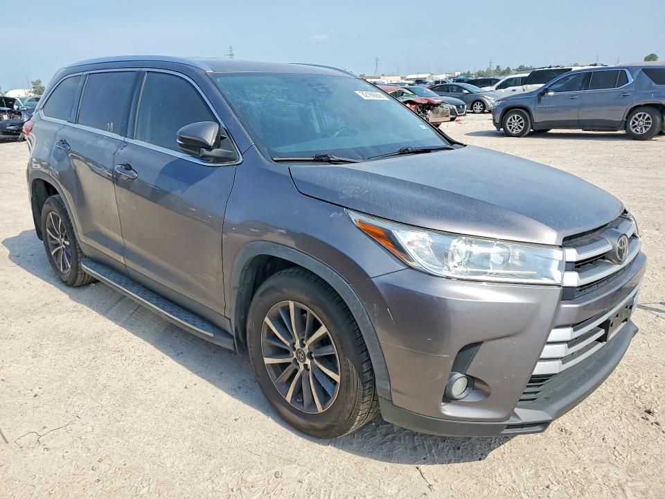 5TDKZRFH4KS567442 2019 TOYOTA HIGHLANDER photo no. 4