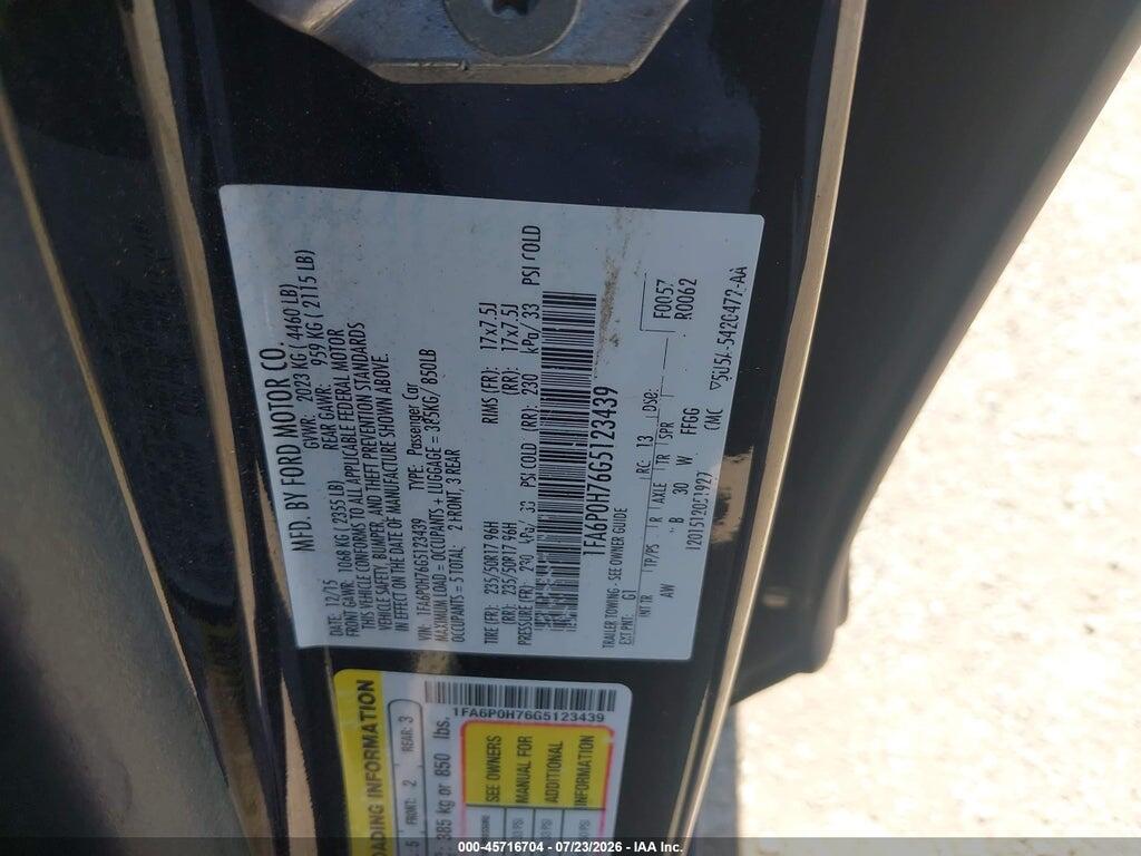 1FA6P0H76G5123439 2016 FORD FUSION photo no. 9