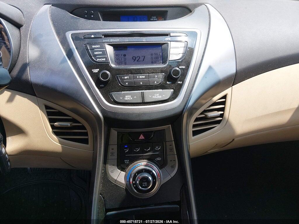5NPDH4AE3DH302435 2013 HYUNDAI ELANTRA photo no. 12