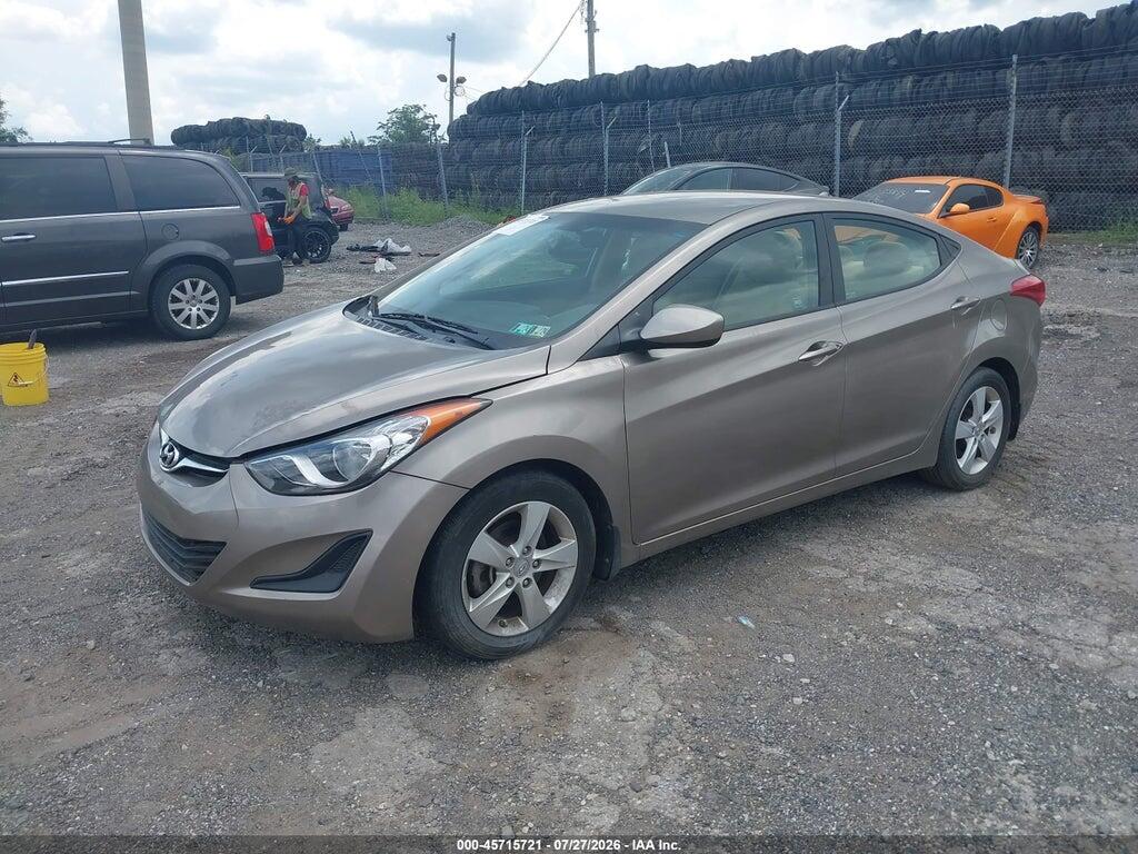 5NPDH4AE3DH302435 2013 HYUNDAI ELANTRA photo no. 2
